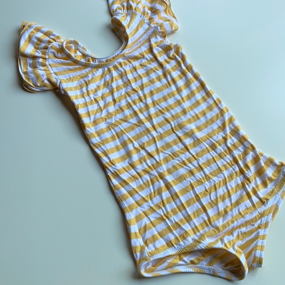 This Tribe Of Three | Yellow Striped Leotard | 7/8 - Picture 2 of 12